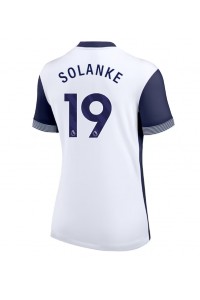 Tottenham Hotspur Dominic Solanke #19 Fotballdrakt Hjemme Klær Dame 2024-25 Korte ermer